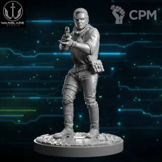 Описание картинки Poe Dameron - Star Wars Shatterpoint от Critical Print по цене 200руб | Свободный Рынок Миниатюр - СРМ