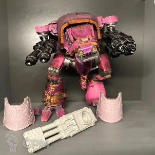 Описание картинки Warhound Titan - Вархаунд Титан от Overking по цене 10 000руб | Свободный Рынок Миниатюр - СРМ