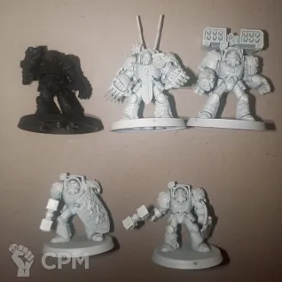 Описание картинки Deathwing Terminator Squad от Gy80 по цене 2 500руб | Свободный Рынок Миниатюр - СРМ