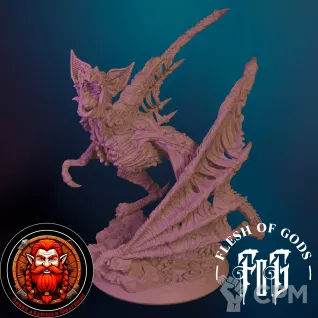 Описание картинки Драконья летучая мышь от Falgrim's_shop по цене 2 300руб | Свободный Рынок Миниатюр - СРМ