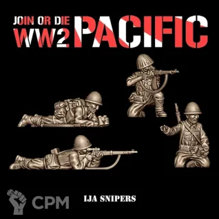 Описание картинки IJA SNIPERS от 3DPrintClub по цене 95руб | Свободный Рынок Миниатюр - СРМ