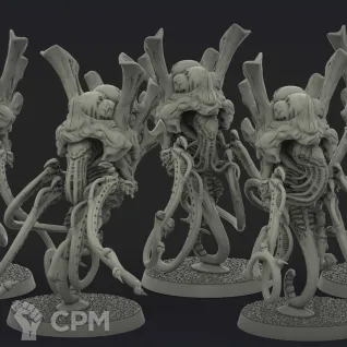 Описание картинки Venomthropes (3 шт) (copy GW) / Веномтропы (копия GW, база в комплекте) от Кузница Миниатюр по цене 930руб | Свободный Рынок Миниатюр - СРМ