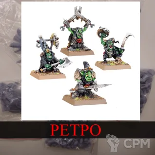 Описание картинки Night Goblin Bosses от White Rhino по цене 599руб | Свободный Рынок Миниатюр - СРМ