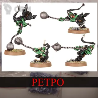 Описание картинки Night Goblin Fanatic 6th Edition. (Whirling Death) от White Rhino по цене 599руб | Свободный Рынок Миниатюр - СРМ