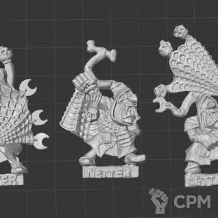 Описание картинки Night Goblin Netters от White Rhino по цене 499руб | Свободный Рынок Миниатюр - СРМ
