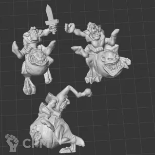 Описание картинки Night Goblin Squig Hoppers от White Rhino по цене 599руб | Свободный Рынок Миниатюр - СРМ