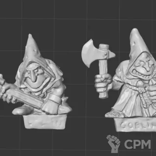 Описание картинки Night Goblin With Axe Warrior от White Rhino по цене 399руб | Свободный Рынок Миниатюр - СРМ