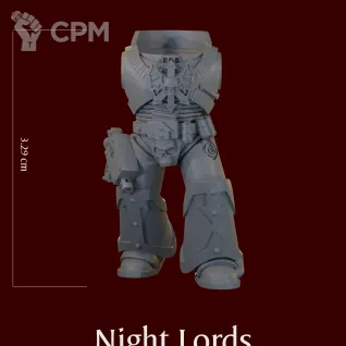Описание картинки Night Lords bodies V1 от ForgeNight по цене 600руб | Свободный Рынок Миниатюр - СРМ