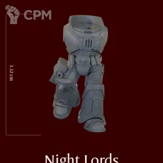 Описание картинки Night Lords bodies V1 от ForgeNight по цене 600руб | Свободный Рынок Миниатюр - СРМ