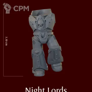 Описание картинки Night Lords bodies V1 от ForgeNight по цене 600руб | Свободный Рынок Миниатюр - СРМ