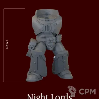 Описание картинки Night Lords bodies V1 от ForgeNight по цене 600руб | Свободный Рынок Миниатюр - СРМ