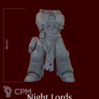 Описание картинки Night Lords bodies V1 от ForgeNight по цене 600руб | Свободный Рынок Миниатюр - СРМ