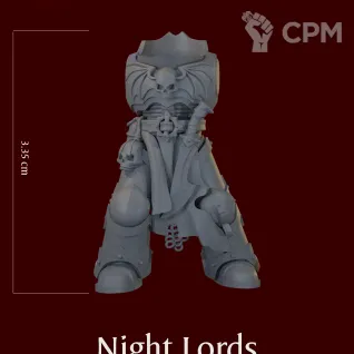 Описание картинки Night Lords bodies V3 от ForgeNight по цене 600руб | Свободный Рынок Миниатюр - СРМ