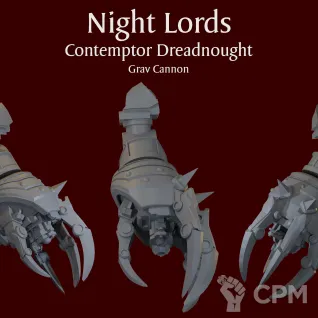 Описание картинки Night Lords Contemptor Dreadnought Grav kit от ForgeNight по цене 350руб | Свободный Рынок Миниатюр - СРМ