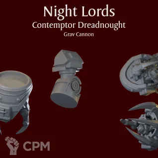Описание картинки Night Lords Contemptor Dreadnought Grav kit от ForgeNight по цене 350руб | Свободный Рынок Миниатюр - СРМ