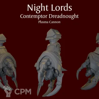 Описание картинки Night Lords Contemptor Dreadnought Plasma kit от ForgeNight по цене 350руб | Свободный Рынок Миниатюр - СРМ