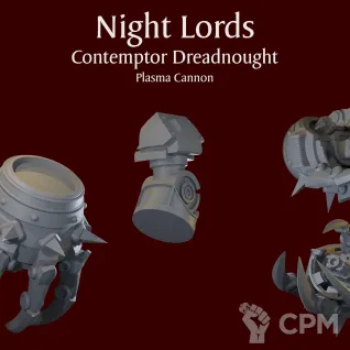 Описание картинки Night Lords Contemptor Dreadnought Plasma kit от ForgeNight по цене 350руб | Свободный Рынок Миниатюр - СРМ