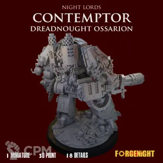 Описание картинки Night Lords Contemptor Relic Dreadnought V3 Ossarion от ForgeNight по цене 1 350руб | Свободный Рынок Миниатюр - СРМ
