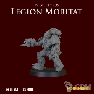 Описание картинки Night Lords Legion Moritat от ForgeNight по цене 450руб | Свободный Рынок Миниатюр - СРМ