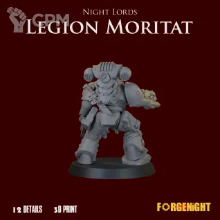Описание картинки Night Lords Legion Moritat от ForgeNight по цене 450руб | Свободный Рынок Миниатюр - СРМ