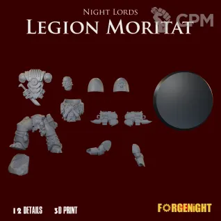 Описание картинки Night Lords Legion Moritat от ForgeNight по цене 450руб | Свободный Рынок Миниатюр - СРМ