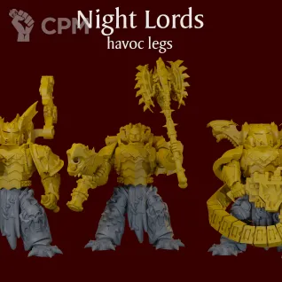 Описание картинки Night Lords Havocs legs от ForgeNight по цене 450руб | Свободный Рынок Миниатюр - СРМ