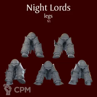 Описание картинки Night Lords legs V1 от ForgeNight по цене 420руб | Свободный Рынок Миниатюр - СРМ