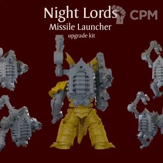 Описание картинки Night Lords Missile Launcher upgrade kit от ForgeNight по цене 500руб | Свободный Рынок Миниатюр - СРМ