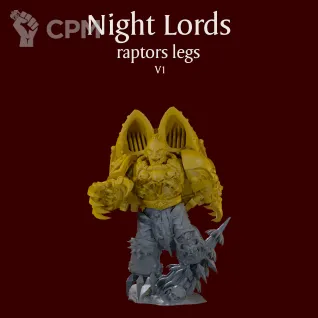 Описание картинки Night Lords raptors legs V1 от ForgeNight по цене 420руб | Свободный Рынок Миниатюр - СРМ