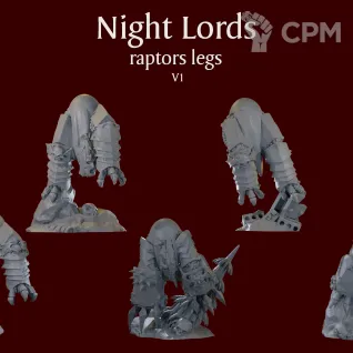Описание картинки Night Lords raptors legs V1 от ForgeNight по цене 420руб | Свободный Рынок Миниатюр - СРМ