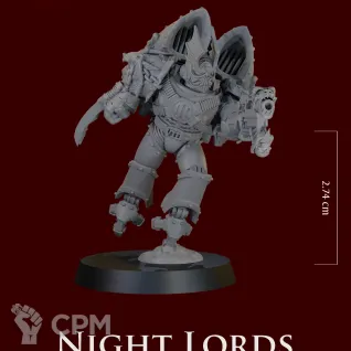 Описание картинки Night Lords raptors legs V6 от ForgeNight по цене 420руб | Свободный Рынок Миниатюр - СРМ
