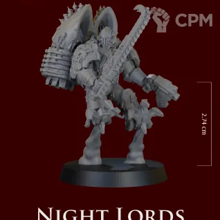 Описание картинки Night Lords raptors legs V8 от ForgeNight по цене 420руб | Свободный Рынок Миниатюр - СРМ