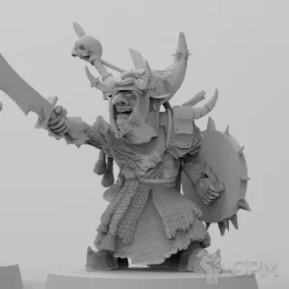 Описание картинки Night Goblin Boss от Naggaroth Night по цене 600руб | Свободный Рынок Миниатюр - СРМ
