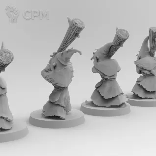 Описание картинки Night Goblins (Clubber) от Naggaroth Night по цене 200руб | Свободный Рынок Миниатюр - СРМ