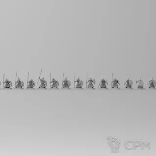 Описание картинки Night Goblins (Spear and Shield) от Naggaroth Night по цене 200руб | Свободный Рынок Миниатюр - СРМ