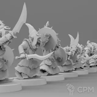 Описание картинки Night Goblins (Sword and Shield) от Naggaroth Night по цене 200руб | Свободный Рынок Миниатюр - СРМ