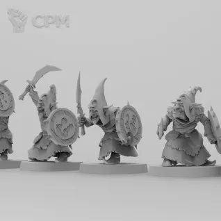 Описание картинки Night Goblins (Sword and Shield) от Naggaroth Night по цене 200руб | Свободный Рынок Миниатюр - СРМ