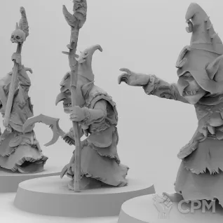 Описание картинки Night Goblin Shamans от Naggaroth Night по цене 200руб | Свободный Рынок Миниатюр - СРМ