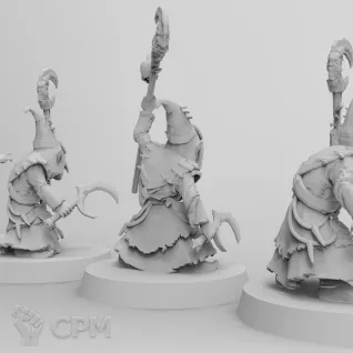 Описание картинки Night Goblin Shamans от Naggaroth Night по цене 200руб | Свободный Рынок Миниатюр - СРМ