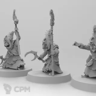 Описание картинки Night Goblin Shamans от Naggaroth Night по цене 200руб | Свободный Рынок Миниатюр - СРМ