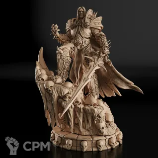 Описание картинки Lich King Фигурка (World of Warcraft) от GAS3TXD  по цене 4 600руб | Свободный Рынок Миниатюр - СРМ
