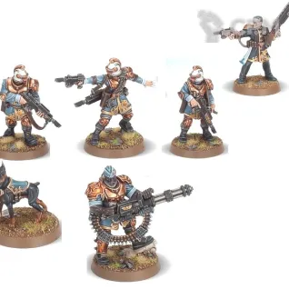 Описание картинки Nitsch's Squad [KILL TEAM: ROGUE TRADER] от Red Rooster по цене 1 898руб | Свободный Рынок Миниатюр - СРМ