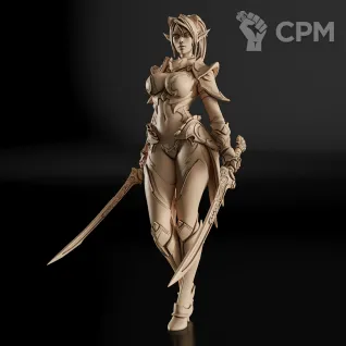 Описание картинки Dark Elf Фигурка (Lineage) от GAS3TXD  по цене 3 900руб | Свободный Рынок Миниатюр - СРМ