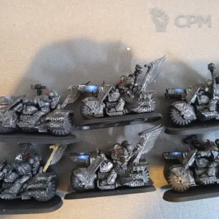 Описание картинки Ravenwing Bikers от Эмиль по цене 3 000руб | Свободный Рынок Миниатюр - СРМ