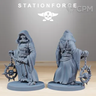 Описание картинки Dark Mech Cultists от Kapers Point по цене 1 080руб | Свободный Рынок Миниатюр - СРМ