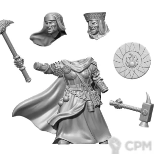 Описание картинки Sisters of Sigmar - Matriarch ver.2 от 3Д печать миниатюр по цене 440руб | Свободный Рынок Миниатюр - СРМ