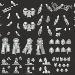 Описание картинки Night Lords Raptors / Warp Talons от Formosa Printing по цене 900руб | Свободный Рынок Миниатюр - СРМ