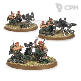 Описание картинки Предзаказ Catachan Heavy Weapons Squad от  по цене 5 400руб | Свободный Рынок Миниатюр - СРМ