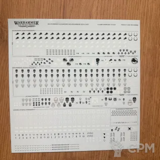 Описание картинки Transfer Sheet из Saturnine от zurdo по цене 500руб | Свободный Рынок Миниатюр - СРМ