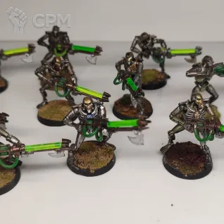 Описание картинки Necron Warriors (оригинал, покрас, старые, 10 шт.) от Elf_Merchant по цене 1 250руб | Свободный Рынок Миниатюр - СРМ